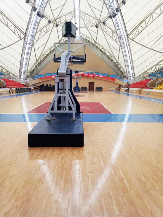 室內(nèi)運(yùn)動木地板案例-遼陽甜水學(xué)校